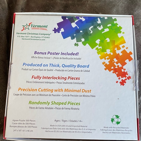 Halloween 500 piece jigsaw puzzle. Gently used. - Picture 3 of 4